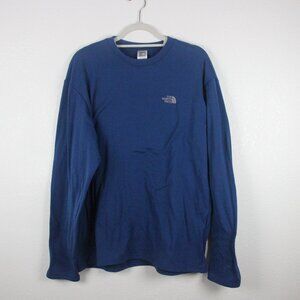 The North Face, Sweatshirt, Tee, Men's L, Blue